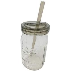 Mason Jar Drinking Glass Set (1 Jar Bundle)