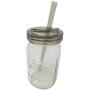 Mason Jar Drinking Glass Set (1 Jar Bundle)