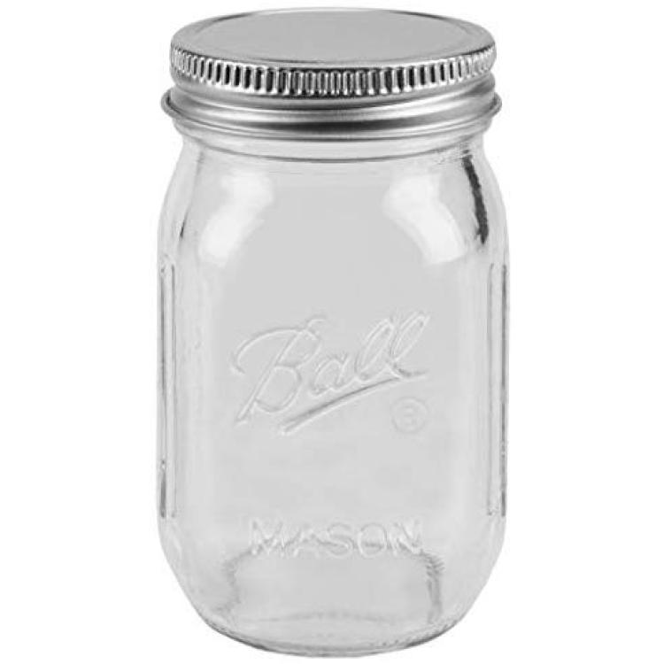 Ball Pint 16 oz. Glass Drinking Mason Jars 4 count