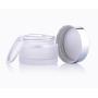 2Pcs Empty Upscale Refillable Cosmetic Storage Container Jar Face Cream Lip Balm Frosted Glass Bottle Pot with Silver Lid and Inner Pad for Women and Girls (15ml/ 0.5oz)