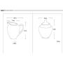 Lecent@ Traditional Ceramic Cruet Salt &Pepper Shaker Sugar Pot Milk Pot Cup Set2pcs