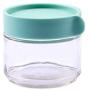 Kitchen Food Storage Jar Airtight Food Storage Kitchen Glass Jar Moisture-Proof Home Multi-Purpose Jam Bottle Cruet Storage Tank Glass Transparent Grains, Green 250Ml