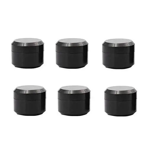 6Pcs Black Plastic Cosmetic Cream Bottles Empty Refillable Makeup Sample Nail Powder Facial Cream Eye Cream Storage Container Vial Pot Jars(15g/0.5oz) 6Pcs Black Plastic Cosmetic Cream Bottles Empty Refillable Makeup Sample Nail Powder Facial Cream Eye Cream Storage Container Vial Pot Jars(15g/0.5oz)