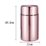 Thermos Food Jar 1050ml Thermos Stainless Food Flask,Leakproof Vacuum Insulated Food Containers Lunch Box (Color : Red, Size : No-Bag)