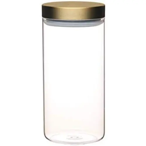 Bouteille de Conservation Alimentaire en Verre Kitchen Craft MasterClass avec Couvercle en Laiton, Transparente, 1,5 L (2,75 Litres) Bouteille de Conservation Alimentaire en Verre Kitchen Craft MasterClass avec Couvercle en Laiton, Transparente, 1,5 L (2,75 Litres)