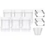 Natural Spice Sifter Jar with Airtight White Lids holds 1 oz / 30 ml / 28 grams each (6 pack) + Labels and Measuring Cup Natural Spice Sifter Jar with Airtight White Lids holds 1 oz / 30 ml / 28 grams each (6 pack) + Labels and Measuring Cup