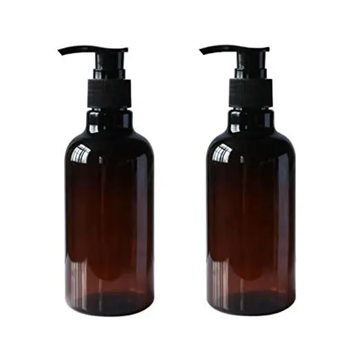 XINGZI 2PCS 250ml/8oz Amber Empty Refill Plastic Lotion Cream Pump Packing Bottles Shampoo Body Washing Shower Gel DIY Lotions and Massage Oils Container Toiletries Liquid Vial Jars XINGZI 2PCS 250ml/8oz Amber Empty Refill Plastic Lotion Cream Pump Packing Bottles Shampoo Body Washing Shower Gel DIY Lotions and Massage Oils Container Toiletries Liquid Vial Jars