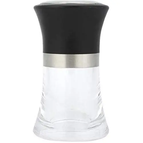 Spice Jar Cruet Home Kitchen Barbecue With Stainless Steel Sauce Jar Salt Pepper Seasoning Jar (100ml)