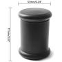 ICCQ Portable Tobacco Storage Container Airtight Herb Stash Jar Spice Smell Proof Case Box