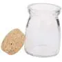 Clear Mini Round Shape Glass Bottle Vial Bead Containers Storage Jars suit for DIY Arts and Crafts Accessories