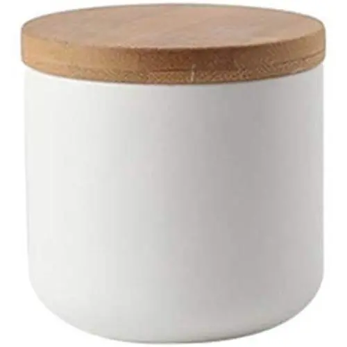 Bouteille à épices en céramique TNKML, couvercle en bambou étanche – 260 ml, récipient de stockage alimentaire pour cuisine, conteneur pour épices. Bouteille à épices en céramique TNKML, couvercle en bambou étanche – 260 ml, récipient de stockage alimentaire pour cuisine, conteneur pour épices.