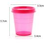 KINHOO 4pcs/Set Portable Spice Sauce Seasoning Box Food Storage Container Condiments Outdoor Picnic BBQ Supplies