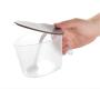 Mini Spice Jars Japanese style elegant heart-shaped kitchen with three sets of plastic seasoning boxes