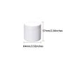 Facial Mask Jar Glass Refillable Cosmetic Container,100G White Porcelain Bottle Travel Scrub Cream Jar With Inner Liners,2pcs