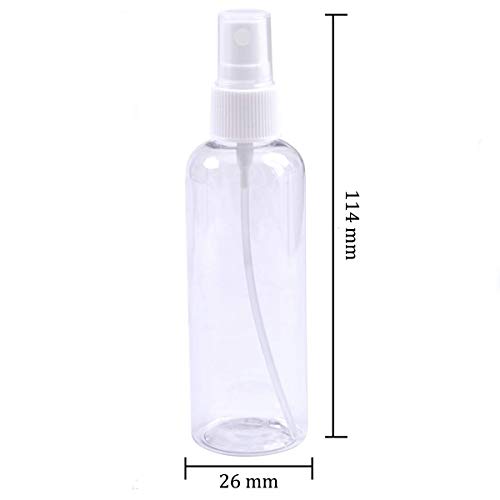 ''Travel Bottles, 30ml Empty Transparent Atomiser for Home Fine Mist Cosmetic Spray Bottles Set, 4Pack White''