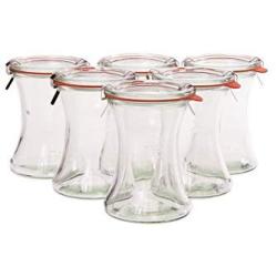 Weck Medium Deli Jar 996 - Medium 12.5 Ounces, Set of 6