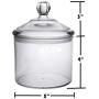 Premium Quality Acrylic Food Jar, Cookie Jar With Airtight Seal Lid, Break-Resistant, BPA-Free, 40 Oz