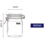 Bouteilles Scellées Buolo, Bocal en Verre, Récipients de Conservation, Bouteilles de Confiture, Conservation Alimentaire, Miel, Enzyme de Citron, Vin en Bouteille (0,8L - Avec Balance)