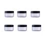 24PCS 10ML/15ML/20ML Clear Plastic Empty Refillable Sample Bottle Case Cosmetic Face Cream Vial Jar Pot Bottle Container Holder with Black Screw Cap Lid (15ml)