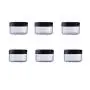 24PCS 10ML/15ML/20ML Clear Plastic Empty Refillable Sample Bottle Case Cosmetic Face Cream Vial Jar Pot Bottle Container Holder with Black Screw Cap Lid (15ml)