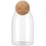 Conteneur de Rangement Transparent en Plastique ou Verre pour Graines, Thé, Café, Sucre, Sel (1100ml/700ml ou 800ml)