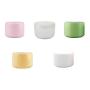 NANSHINE 10PCS Round Cosmetic Pot Jars with Screw Cap Lids Face Creams Bottle Sample Lotion Glitter Storage Container for Scrubs, Oils, Toner, Salves, Creams 100ml/g Pink
