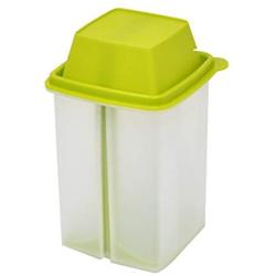 Pickle Storage Container with Strainer Insert, Food Saver (Green Lid) - by Home-X