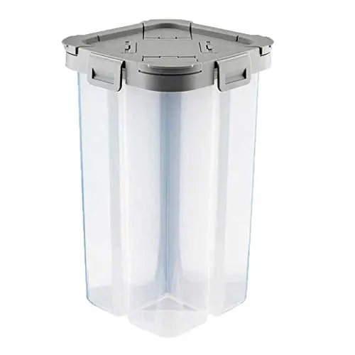 Grain Crisper,Transparent Food Grain Seal Storage Cans Jar Tank Divider Boxes,Kitchen Plastic Food Storage Box,2.3L Large Capacity Design,Eco-Friendly Grain Crisper,Transparent Food Grain Seal Storage Cans Jar Tank Divider Boxes,Kitchen Plastic Food Storage Box,2.3L Large Capacity Design,Eco-Friendly