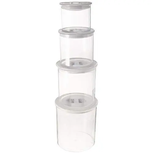 Heute Stack N Store 4-teiliges Behälter-Set, Weiß