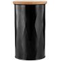 Premier Housewares Rhombus Storage Canister, Black, Medium