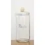 Bocal en verre Italo Ottinetti, Couvercle Aluminium, Poignée Bois, 1 Litre, Métallique, Un Seul Taille Bocal en verre Italo Ottinetti, Couvercle Aluminium, Poignée Bois, 1 Litre, Métallique, Un Seul Taille