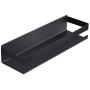 Spice Rack Wall Mount Single With Protection Railing Stainless Steel Shelf Organizer Tray Holder Herb Jar Container For Kitchen Bathrooms Cupboard Pantry Cabinet Storage (Size : 40cm)