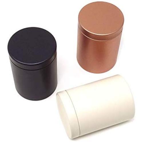 Honbay 3PCS Small Portable Tea Tin Cans Boxes Canisters Containers for Coffee Tea Candy Chinese Wolfberry