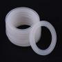 10pcs Food Grade Silicone Gaskets Seals Rings 1.5" Sanitary Clamp Ferrule Washer for Fermenting Mason Jar Drink