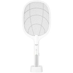 Bug Zapper, ZAPGEAR USB Rechargeable Electric Fly Swatter, 1200mAh with Charging Base, Home Night Lamp, 2500 Volt Mosquito Zapper, Indoor Mosquito Killer & Insect Killer Against Flies, Moths