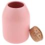 Flameer Pack 3, Kitchen Canister, Food Storage Container, Ceramic Pot Jar for Cereal Tea Sugar Serving Button Cork Stopper 800ml