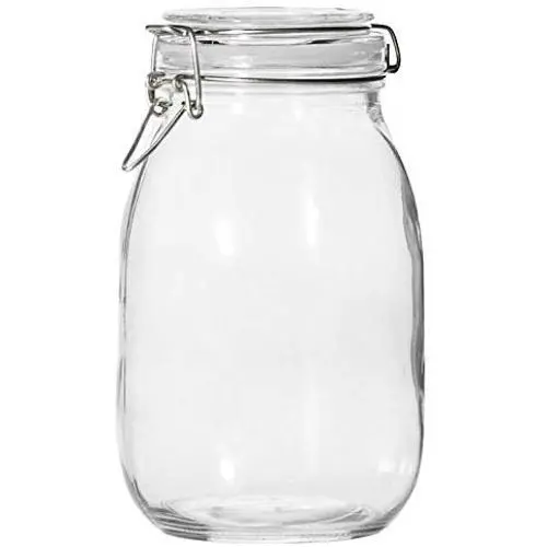HOMELUNY Set of 4 Glass Airtight Jars Cereal Storage Container Jars Glass Storage Jars 1800ML for Candy, Cookie, Rice, Sugar,Flour,Snacks Keeping Food Dry & Fresh HOMELUNY Set of 4 Glass Airtight Jars Cereal Storage Container Jars Glass Storage Jars 1800ML for Candy, Cookie, Rice, Sugar,Flour,Snacks Keeping Food Dry & Fresh