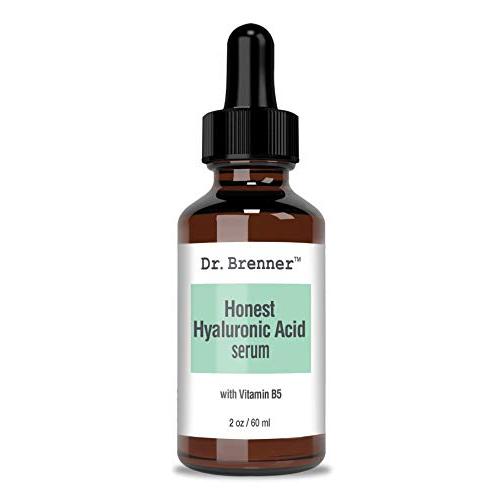 2 oz. Hyaluronic Acid Serum For Skin, Made with 100% Pure Hyaluronic Acid, Plumping, Anti-Aging, Hydrating, Moisturizing HA Serum With Vitamin B5 by Dr. Brenner