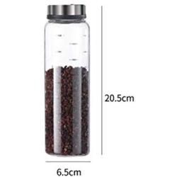 Mini Spice Jars Moisture-proof kitchen glass sealed cruet home