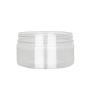 6PCS 120ML 4oz Refillable Transparent Wide Mouth Bait Vial Packing Bottles with Black Screw Cap-Plastic Pot Jars Cream Lotion Cosmetic Storage Holder Containers