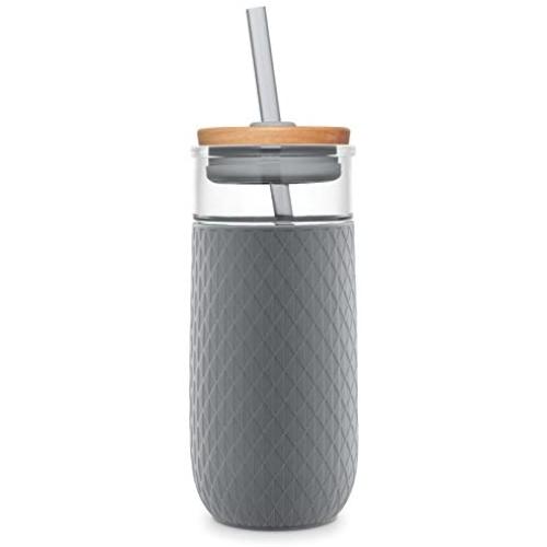 Ello Devon Glass Tumbler with Silicone Sleeve