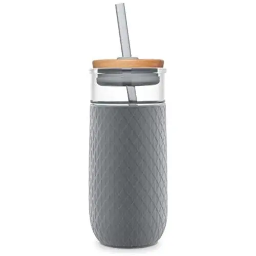 Ello Devon Glass Tumbler with Silicone Sleeve