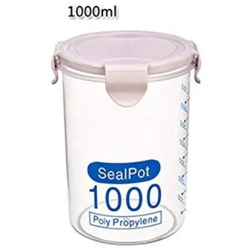 Food Storage Box Kitchen Storage Box Sealing Food Preservation Plastic Pot Container storage,M,Pink Food Storage Box Kitchen Storage Box Sealing Food Preservation Plastic Pot Container storage,M,Pink