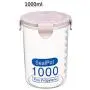 Food Storage Box Kitchen Storage Box Sealing Food Preservation Plastic Pot Container storage,M,Pink Food Storage Box Kitchen Storage Box Sealing Food Preservation Plastic Pot Container storage,M,Pink