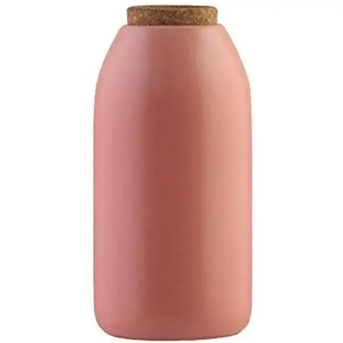 SINBROL Food Storage Containers Creative Ceramic Jar Kitchen Food Storage Tanks Grains Sealed Cans Tea Cans Household, Wood Lids,Salt Sugar Pepper Spice Coffee Canister Cookies