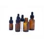 6Pcs Amber Glass Graduated Dropper Bottle Empty Essential Oil Perfume Cosmetic Fluid Containers Jar With Glass Eye Dropper size 15ml/0.5oz
