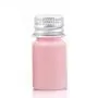 24 Stück 5ml Leere Plastikflaschen Mini Behälter Kleine Glasflaschen mit Aluminiumverschluss für Creme, Kosmetik, Puder (Pink)