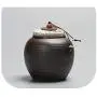 Tea Storage Box Black Kitchen Canister Snack Sugar Tea Storage Container Jar Ceramic Tea Container Chinese Tea Tin Can Seal Cans,Deep Coffee Color Tea Storage Box Black Kitchen Canister Snack Sugar Tea Storage Container Jar Ceramic Tea Container Chinese Tea Tin Can Seal Cans,Deep Coffee Color