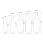 XINGZI 3er Set Transparente Leere Kunststoff Pumpflasche Lotion Dosierflasche Emulsion Schaum Shampoo Reinigung Öl Lagerbehälter Auffüllbare Kosmetikbehälter für Reisen und den täglichen Gebrauch