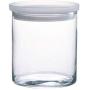 XSWZAQ Thickened household glass sealed storage tanks Whole grain storage tanks Spiced jars, biscuits, tea jars can be stacked (Size : 650ML)